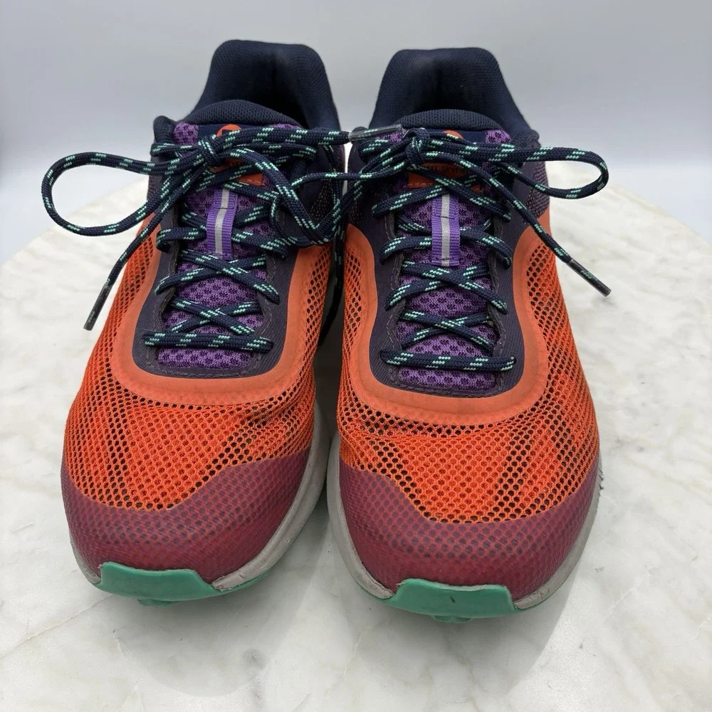 Merrell Trail Hiking Sneaker VIBRAM Purple Orange Bright Women's‎ 8.5 Gorpcore